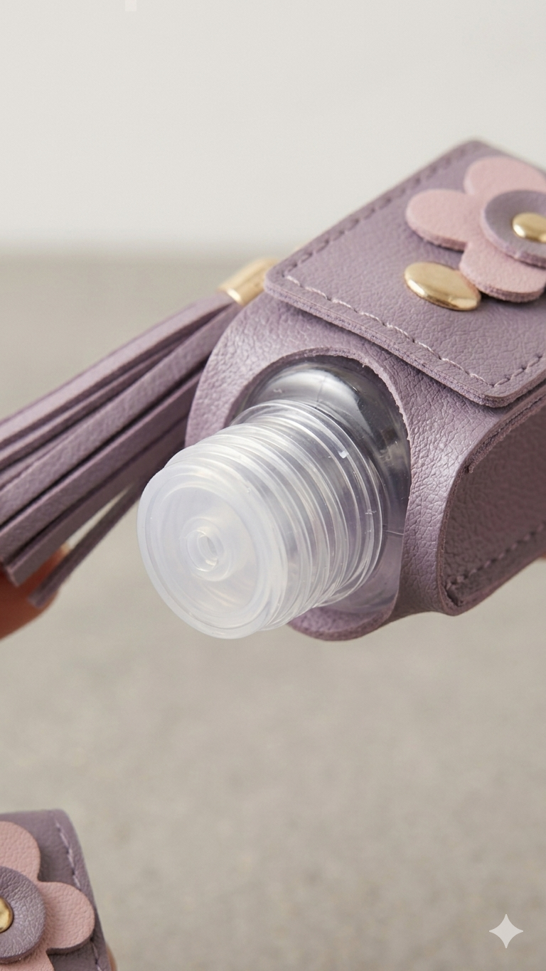 SQUEEZE BOTTLE COVER WITH KEYCHAIN - Image 3
