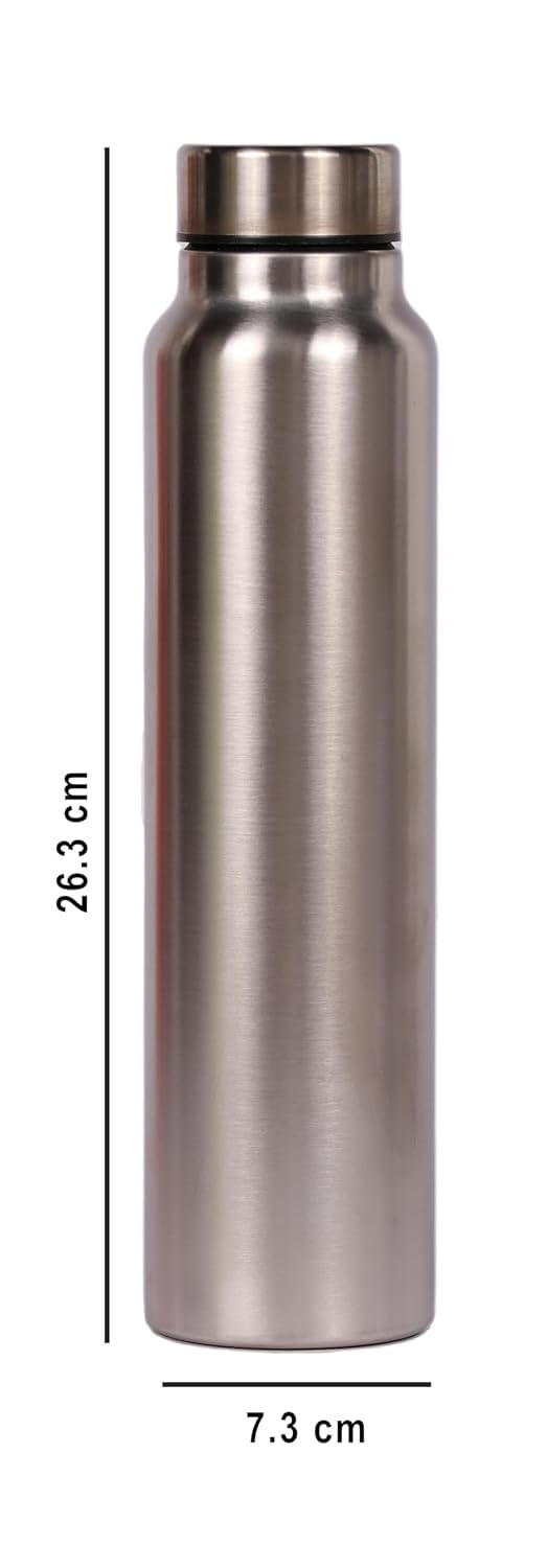 Steel Fridge Bottle 1Litre - Image 2