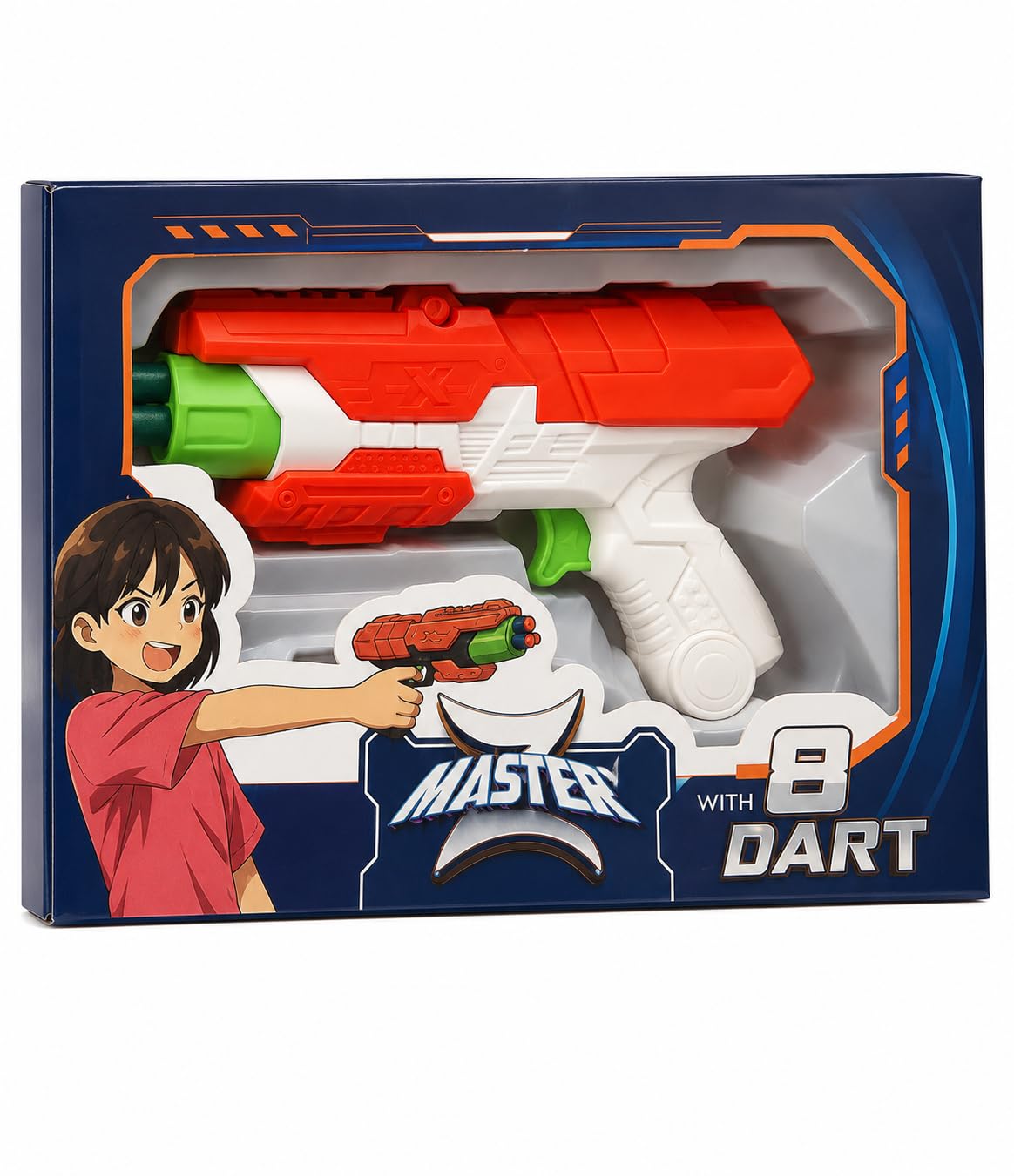 Triple Barrel Foam Dart Blaster Toy Gun - Image 3