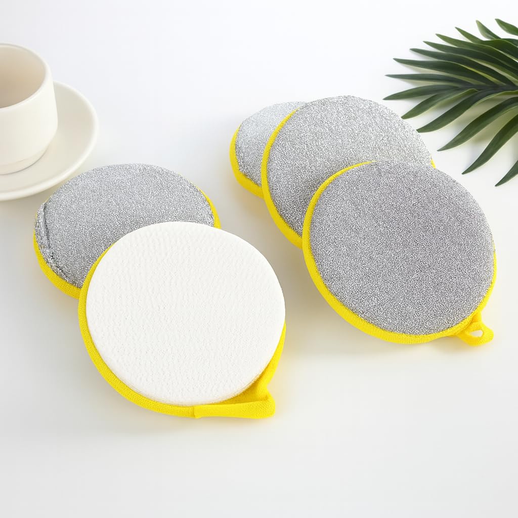 4Pcs 2-in-1 Kitchen Scrubber Set - Image 10