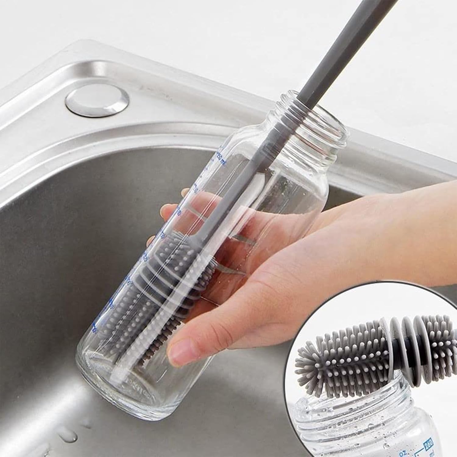 Silicone Bottle Cleaning Brush - Image 4