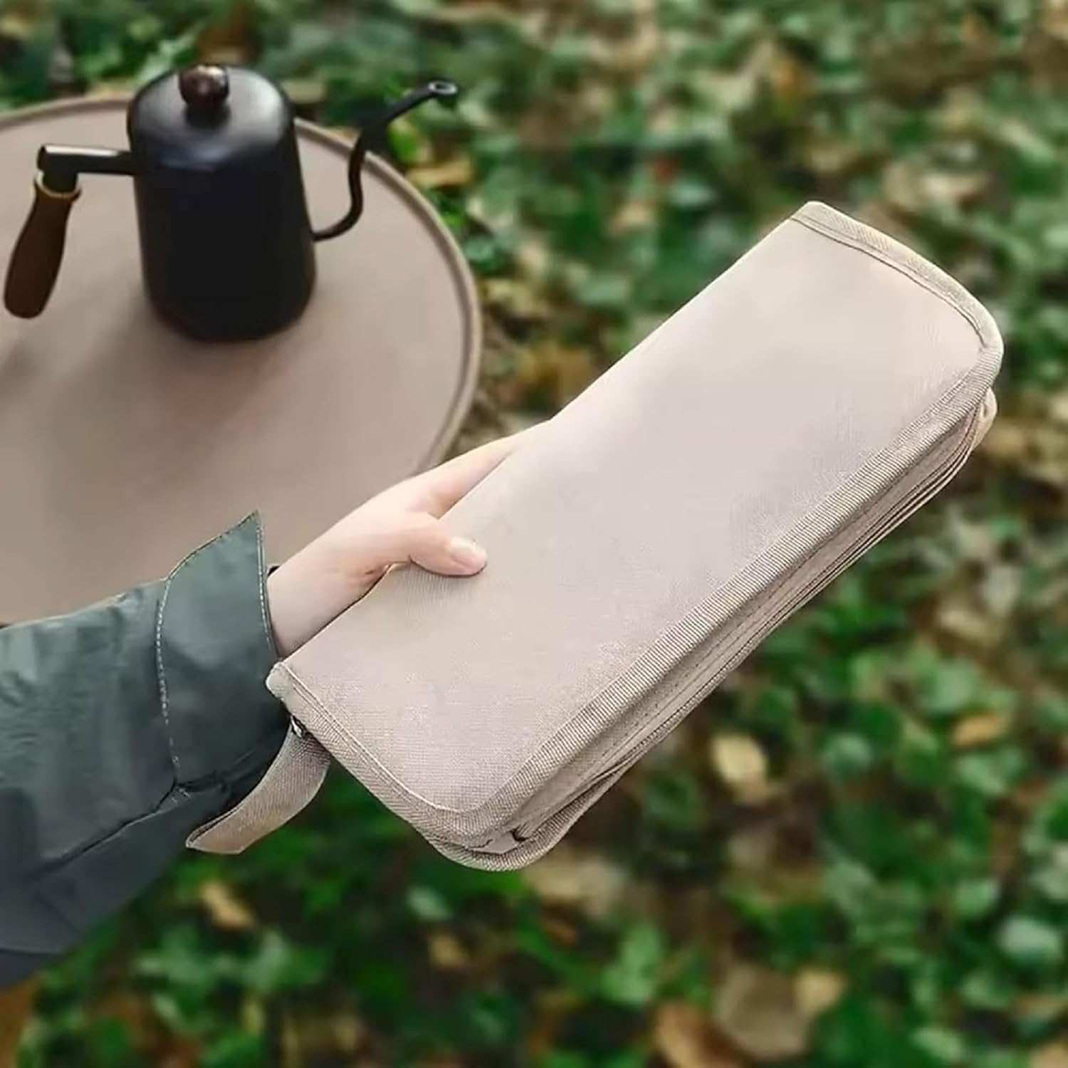 Folding Stool Portable Mini Camping Stool with Carry Bag - Image 2