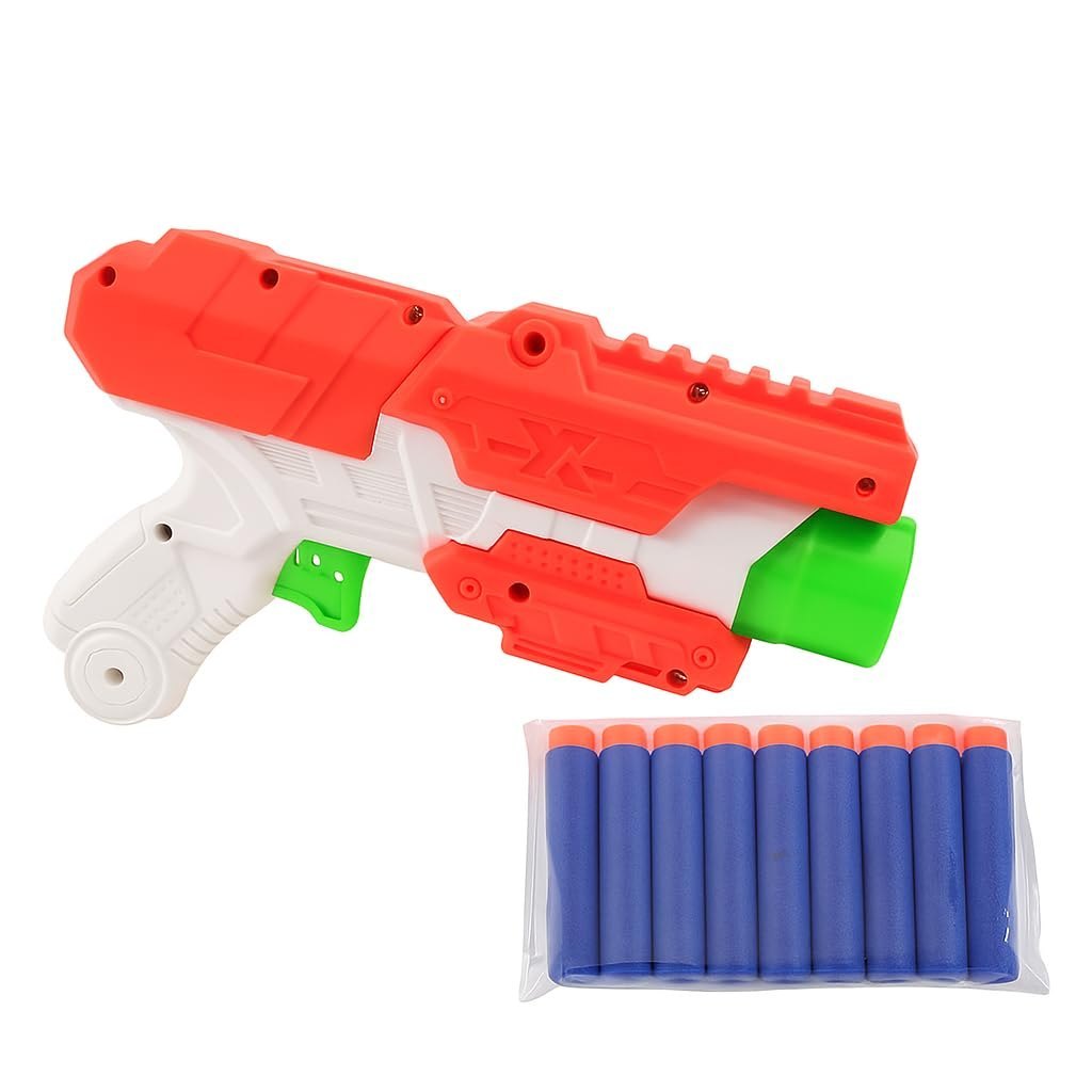 Triple Barrel Foam Dart Blaster Toy Gun